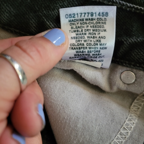 VINTAGE 90s LEVI'S Unisex 550 Relaxed Fit Mom Jeans Black - Picture 9 of 13